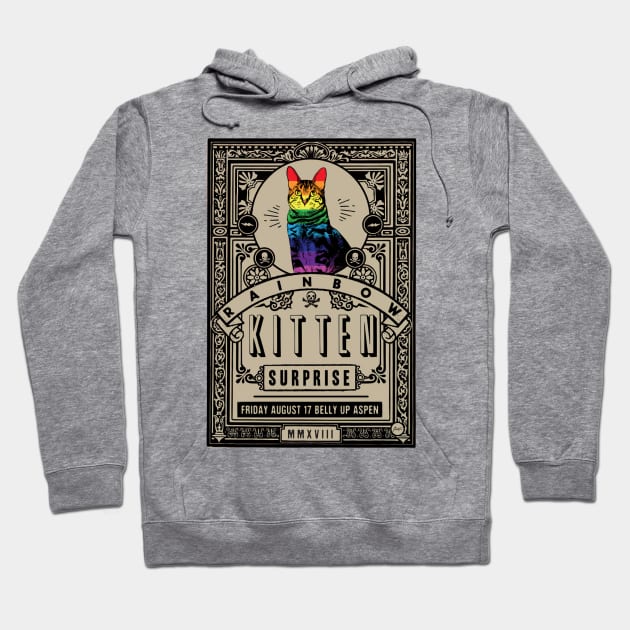 rainbow kitten 8 Hoodie by IJUL GONDRONGS